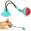 Dog Toys For Aggressive Chewers Interactive Teething Boredom And Stimulating Tug Of War Suction Cup Interactive Tug-of-War Dog Toy Treat Dispensi