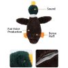 Plush Mallard Duck Dog Toy Plush Squeaky Dog Toy Crinkle Dog Toy  Cute Duck Pet Toy for Small Medium Large Pets Stuffed Animals Chew Toy for Biti