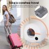 Self Cleaning Litter Box - 2.2lb-23lb Cat Can Use, 100L Automatic Cat Litter Box Self Cleaning, Extra Large for Multiple Cats, Anti-Pinch