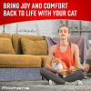 Heavy Duty Cat Scratch Deterrent 2 Pcs Furniture Protectors for Sofa Doors Clear Couch Protectors from Cats Scratching Anti Cat Scratch