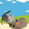 Hide and Seek Mouse Cat Toy 9 Holes Interactive Pet Cat Teaser Cat Toy for Pet Cat Play Fun, Open Mouse Hunt Cat Toy, Pet Cat Tunnel Toy Pet Cat