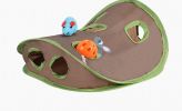 Hide and Seek Mouse Cat Toy 9 Holes Interactive Pet Cat Teaser Cat Toy for Pet Cat Play Fun, Open Mouse Hunt Cat Toy, Pet Cat Tunnel Toy Pet Cat