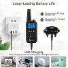 Dog Training Collar with Remote; Electronic Dog Shock Collar with Beep; Vibration; Shock; Light and Keypad Lock Mode; Waterproof Electric Dog Col