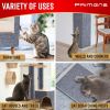 Heavy Duty Cat Scratch Deterrent 2 Pcs Furniture Protectors for Sofa Doors Clear Couch Protectors from Cats Scratching Anti Cat Scratch